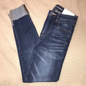 American Eagle Super High-Rise Jegging Crop Size 2